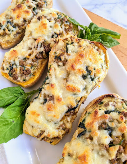 Beef & Butternut Squash Boats